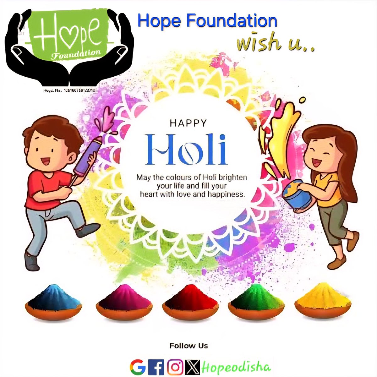 hopeodisha's tweet photo. Wish u all Happy Holi.. https://t.co/7OlwELRNUJ