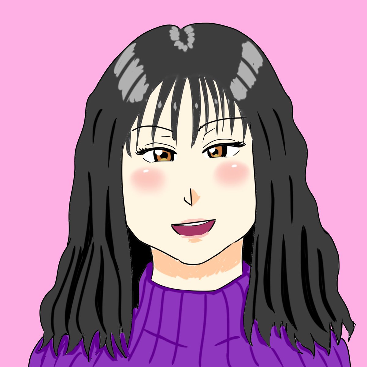 誕生日イラスト #絵描きさんと繋がりたい 今日お母さんの誕生日なので