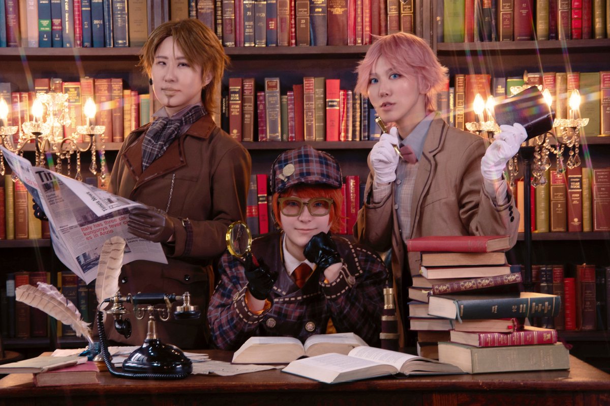 [cos]エリオスR／26.1.30／📷️よしい <a href="/yo__shii__/">よしヰ</a>
ーーーーーーーーーー

『ヒーロー』は名探偵！？🕵️

ーーーーーーーーーー
ビリー🍭346
ジェイ🍩りく
ディノ🍕志也
ーーーーーーーーーー
#エリオスR_cos