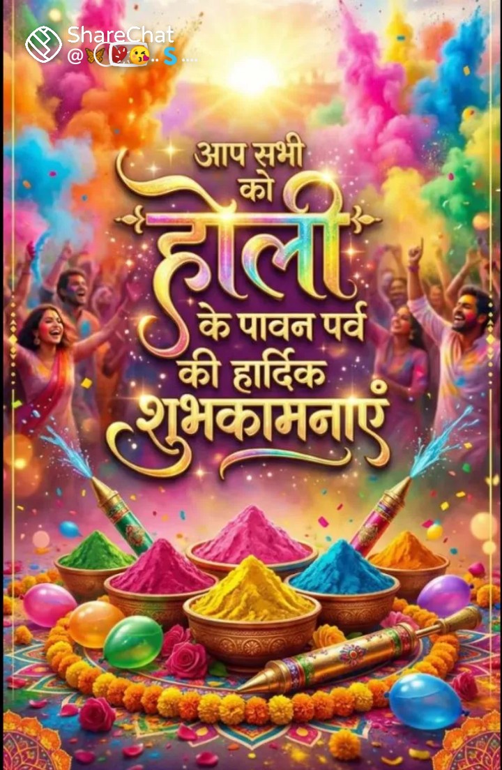 KarniKarnisingh's tweet photo. Happy Holi dear friends https://t.co/GTQZbi5GBL
