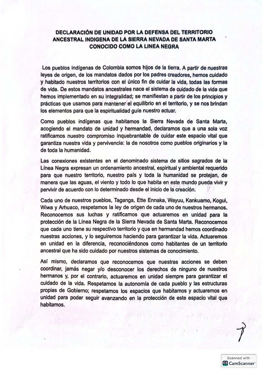 Consejo Territorial de Cabildos CTC tweet media