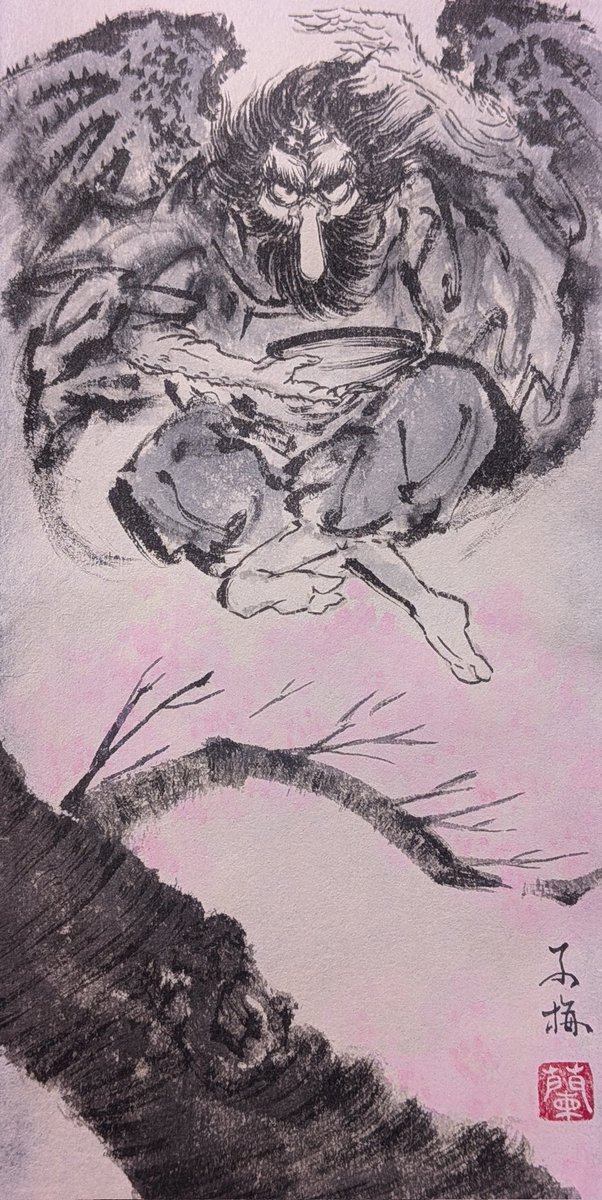 3/1～京都高島屋T8内、nuunuKYOTO開催｢墨で描く春｣参加しております