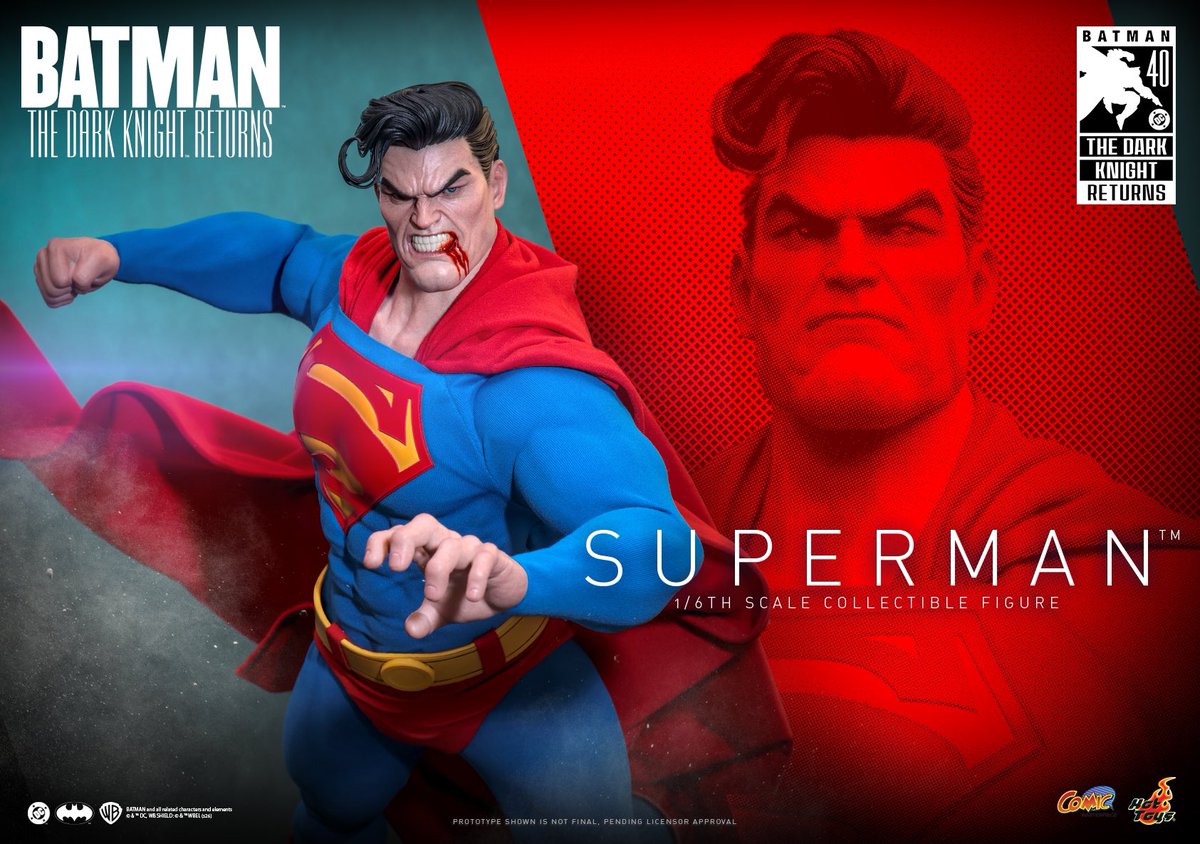 【美品】　ホットトイズ　スーパーマン ムービー・マスターピース『スーパーマン(2025)』1/6 スーパーマン