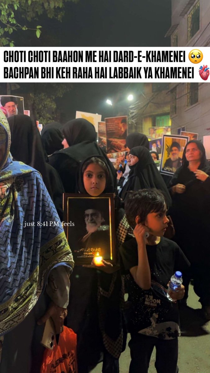 _tassu_09's tweet photo. LABBAIK YA HUSSAIN (a.s.) 🙌🏻🫀
LABBAIK YA KHAMENEI 🙌🏻🫀

#kolkataprotest #Iran #AliKhamenei #labbaikyahussain #labbaikyakhamenei #WeStandWithIran #WeStandWithPalestine #Israel_Enemy_of_Humanity #AmericaMurdabaad #Savehumanity #India #Voiceforjustice https://t.co/P1Jtakwmm0