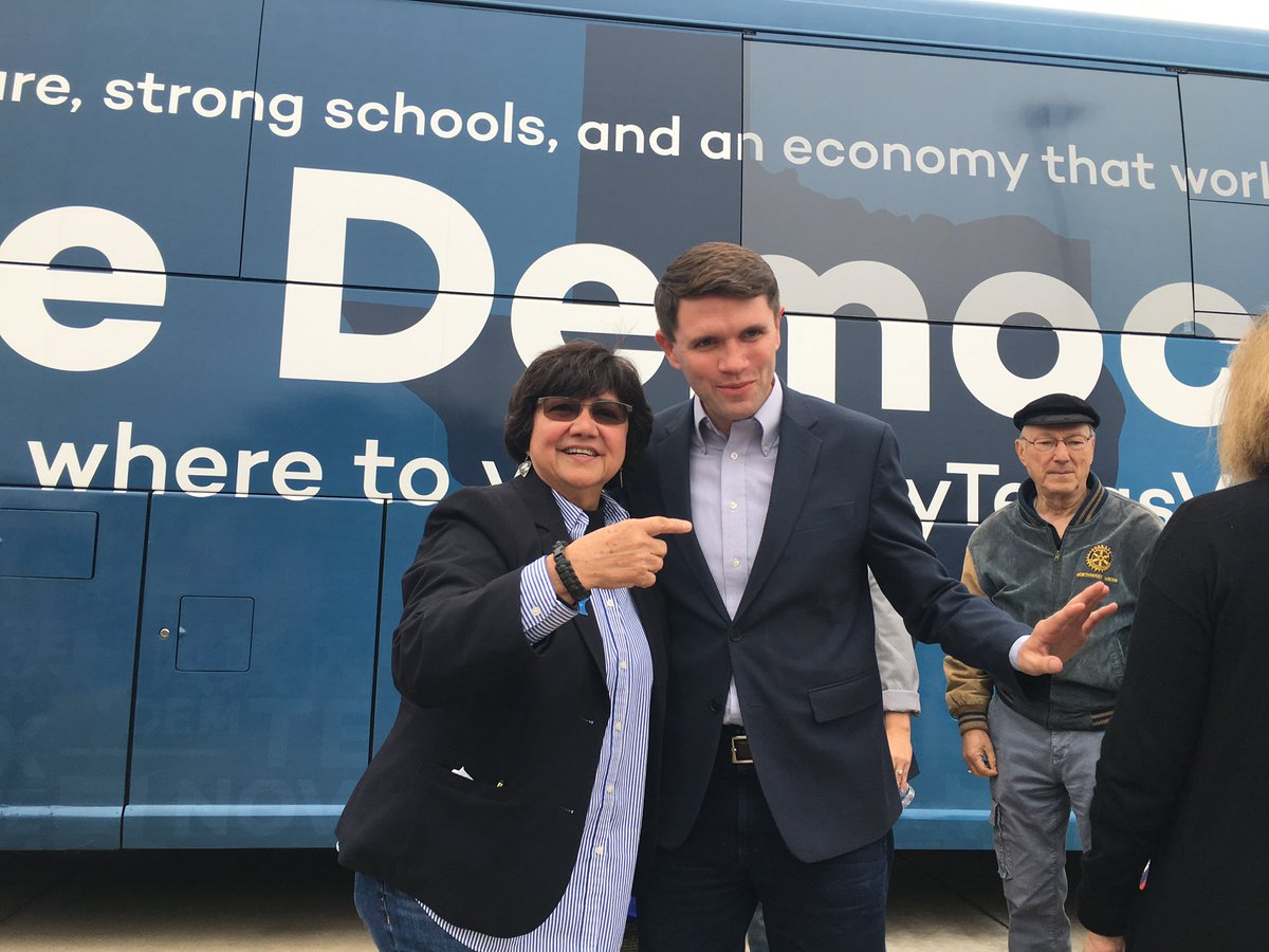 JuaniBDE's tweet photo. Helluvah day for Texas and our country. I  first met @jamestalarico in 2018 while working for @LupeValdez. He was as inspiring then as he is today. 
Change is coming. Let’s win in November. He is (and we are) more than up for the task. https://t.co/v49OYn7cW1