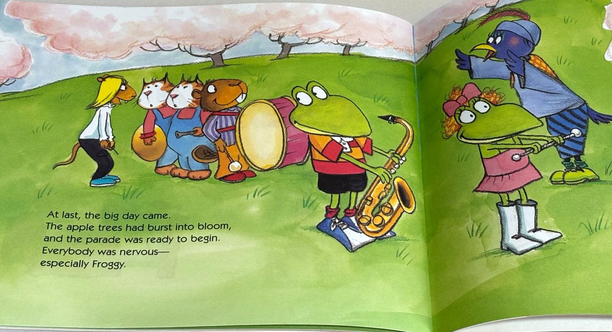 英語絵本】🐸🎺 Froggy Plays in the Band 音の英語がいっぱい