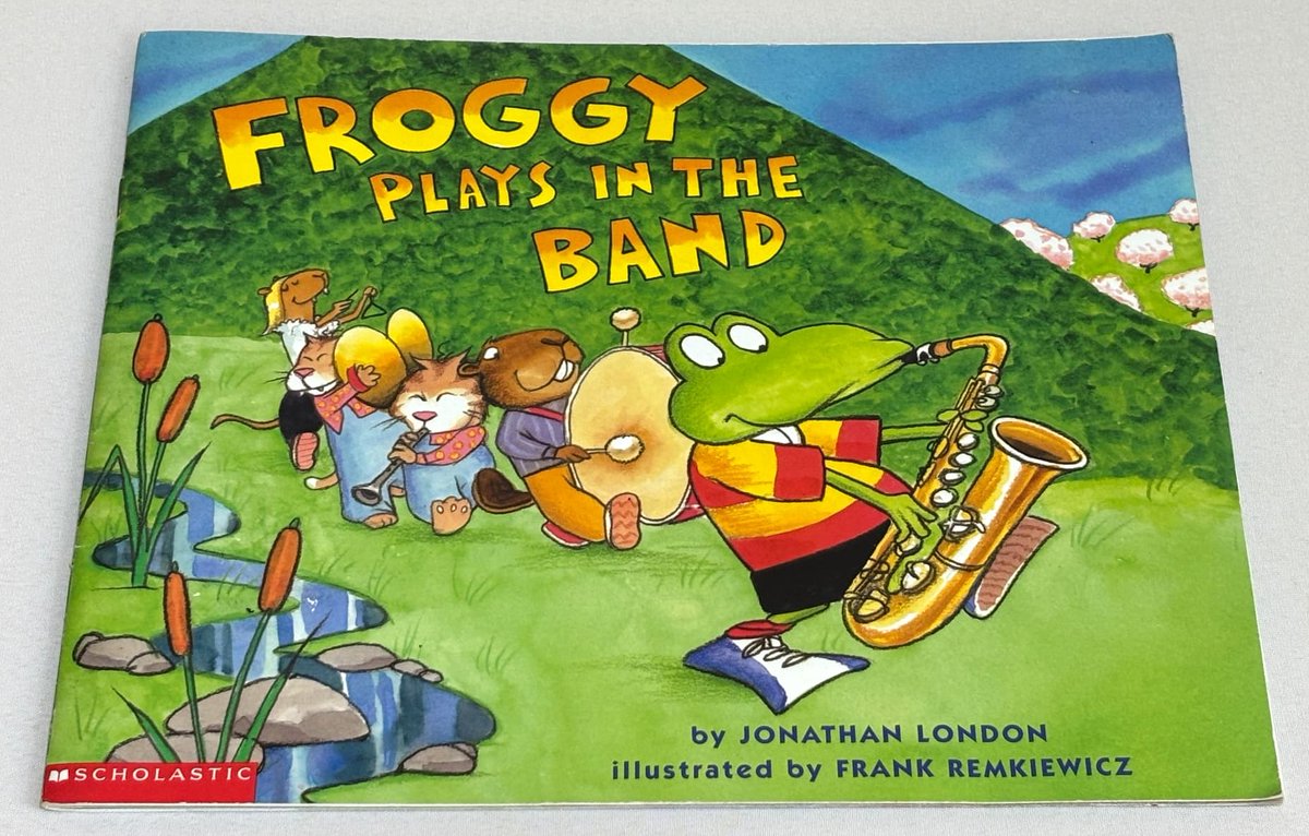英語絵本】🐸🎺 Froggy Plays in the Band 音の英語がいっぱい