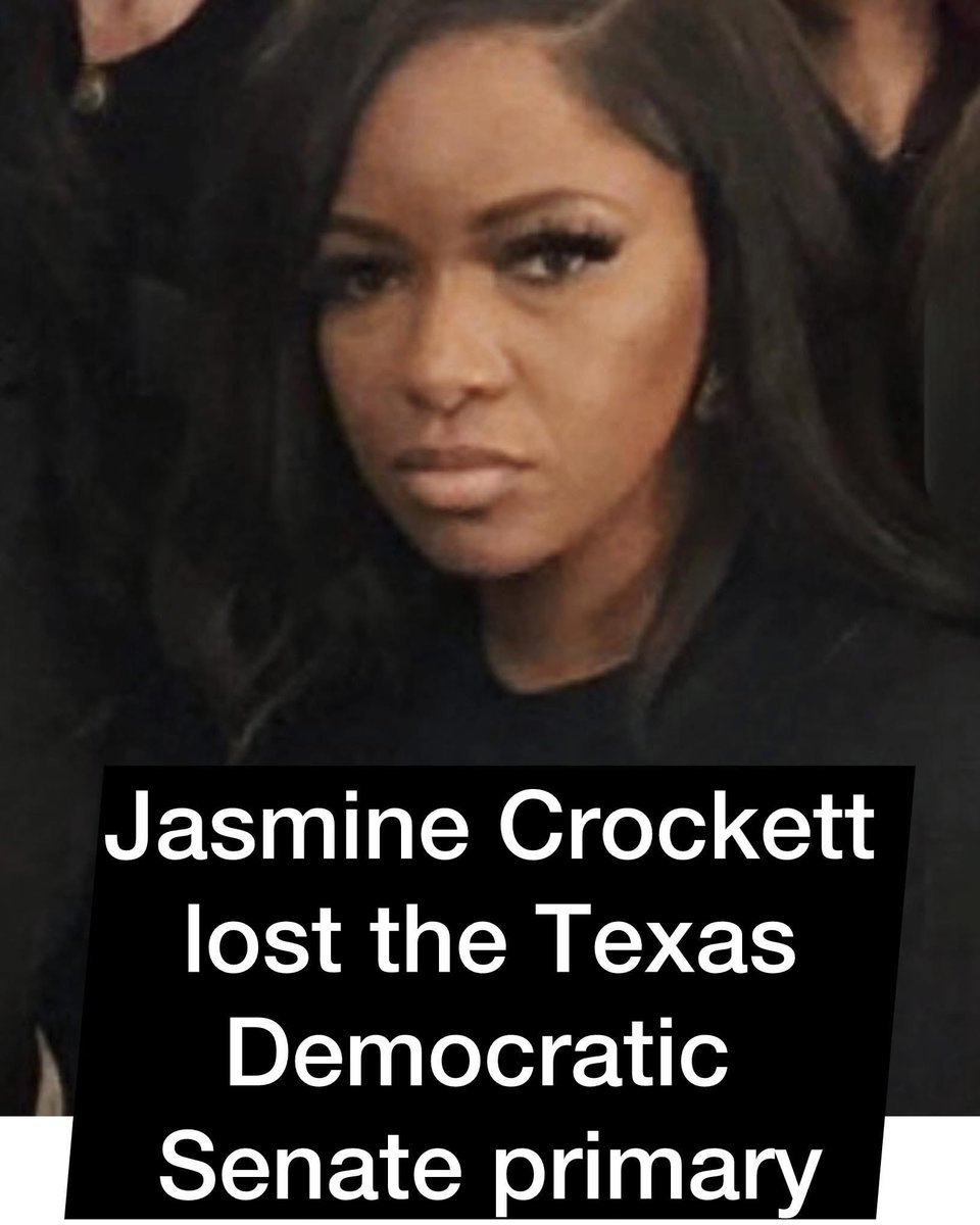 BYE FELICIA! Jasmine Crockett just lost the Texas Dem Senate primary

She’s OFFICIALLY out of a j...