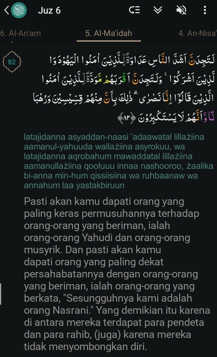64ntenq's tweet photo. Al Qur'an sdh menjelaskan 2 tipe/jenis orang Nasrani, yg satu sikapnya selaras dan sepaket dengan orang² Yahudi, yg satu hubungannya lebih dekat dgn orang² mukmin dan tidak arogan. https://t.co/n3VCiY5ESh