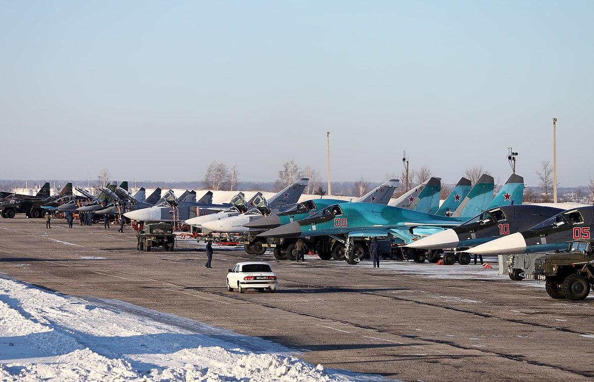 Russia’s airbase comes under alert. 

Fighter jets roar into action. The world watches.