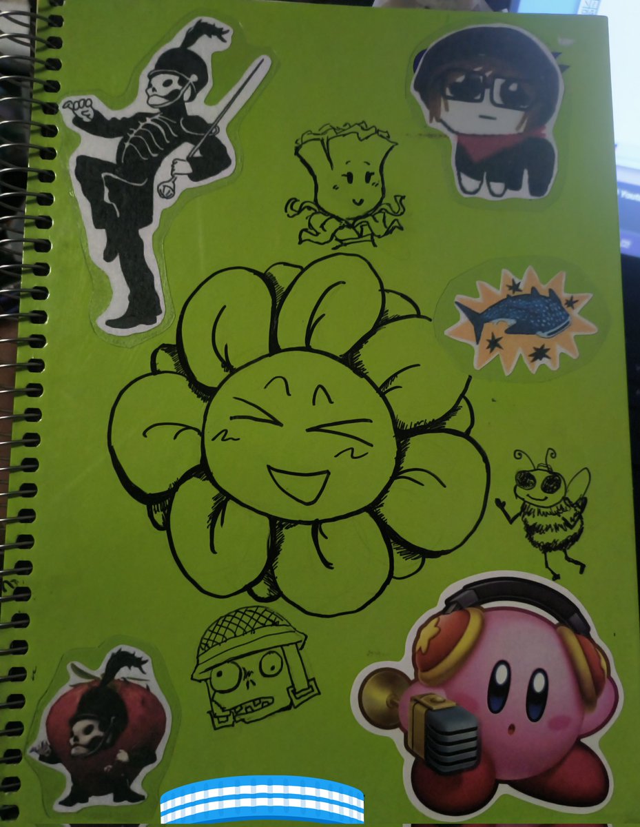 Nomás mi libreta decorada :vv 
Siempre dibujo al soldado igual jkjkjjkj