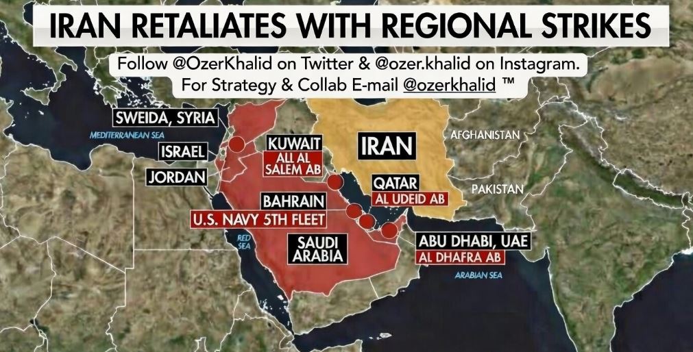 OzerKhalid's tweet image. Middle East on a Knife’s Edge
Arab Unity is Vital Now!

#AlUdeidAirBase breached by #Iranian Ballistic Missile
@KSAMOFA Command Center Ready 
@MofaQatar_EN @BadrFAlSaud @badralbusaidi your Assurances are key

@OzerKhalid will take it to the next level 
Reach out.

#Iran #IranWar