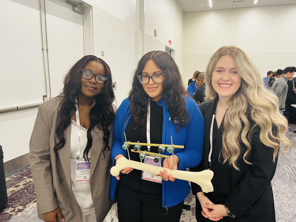RichardMaMD's tweet photo. The future of orthopaedics!  The faculty had a great time teaching students from the U.S. and the world @AAOS1 #AAOS2026 Annual Meeting! I loved the energy and creativity with the 🦴 ex fix challenge! Thank you @perryinitiative and  @stykercom for supporting the students! https://t.co/gBjoUsRtHm