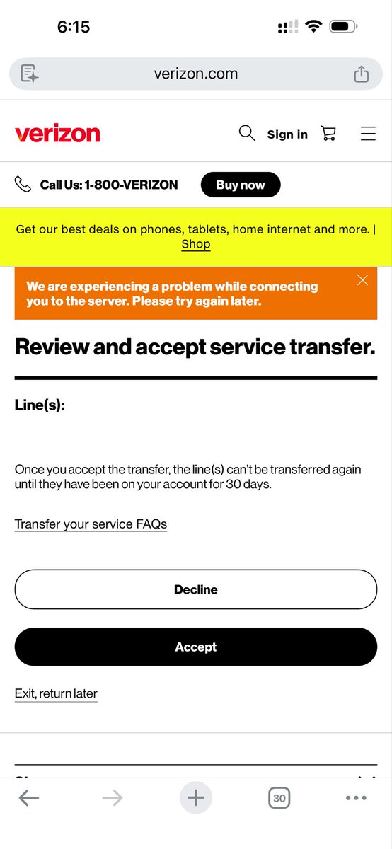 fading_reality_'s tweet photo. @VerizonSupport They keep transferring me again and again. The issue is still unresolved and your website is broken https://t.co/aM8zyPZdds