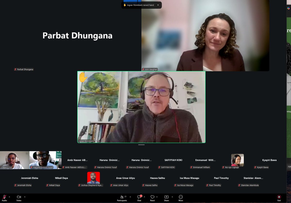 We were honored to host Ann Vaughan of CARE Int. Key discussions were centered around Food Security, Climate Finance &amp; Smallholder Farmers in the Global South.
Missed the live session? You can catch the full recording: lnkd.in/eVcx3h_G

#ClimateResilience #FoodSecurity