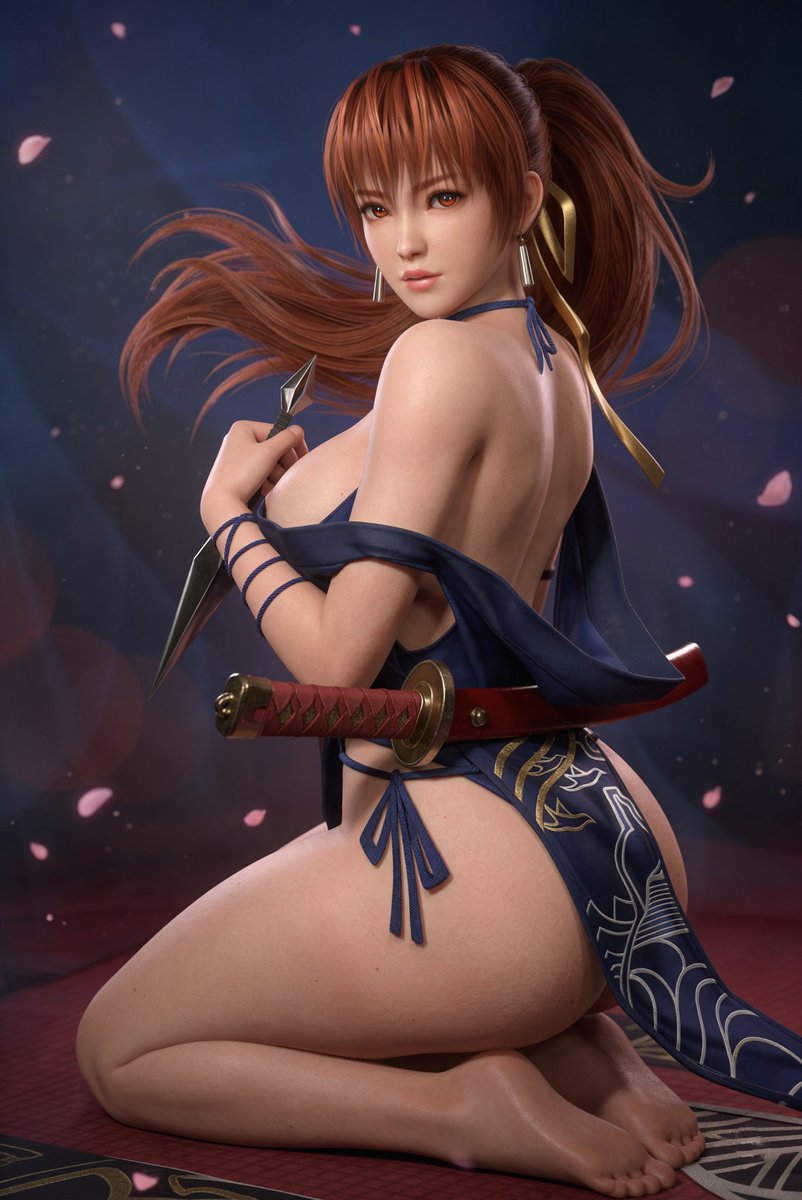 doasennin's tweet photo. A sexy Kunoichi. Another angle.  #DOA6 #VirtualPhotography SFW https://t.co/toU2OFCmch