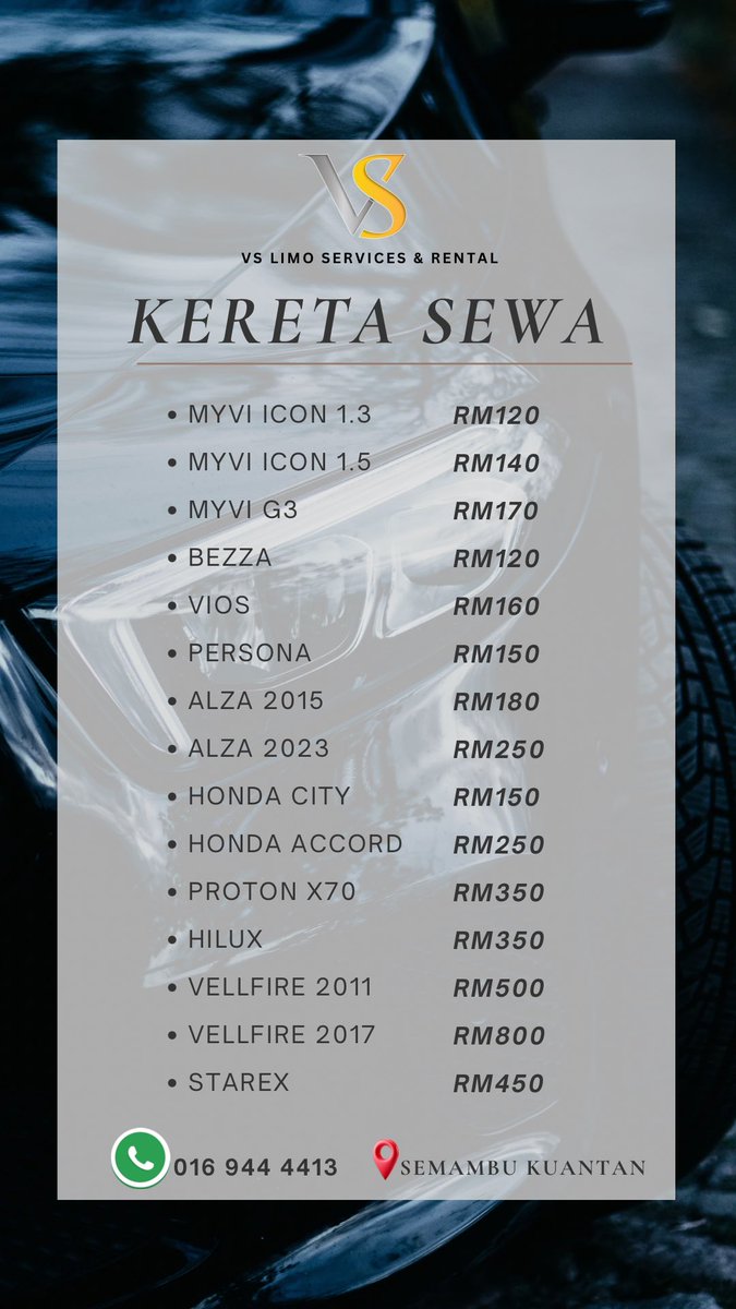 nrlsknh94's tweet photo. 🚨RAYA NAK DEKAT -SLOT KERETA MAKIN KRITIKAL🚨

Ramai dh lock tarikh. tinggal sikit je!
Tunggu lagi memang confirm tak sempat 😵
Kereta ready,condition tip top -ambil &amp; terus gerak raya tanpa stress

📞https://t.co/wRBasUfDks…

@KuantanPublic @KuantanInfo @Twt_Kuantan @KuantanTV https://t.co/HQSPum74Sq