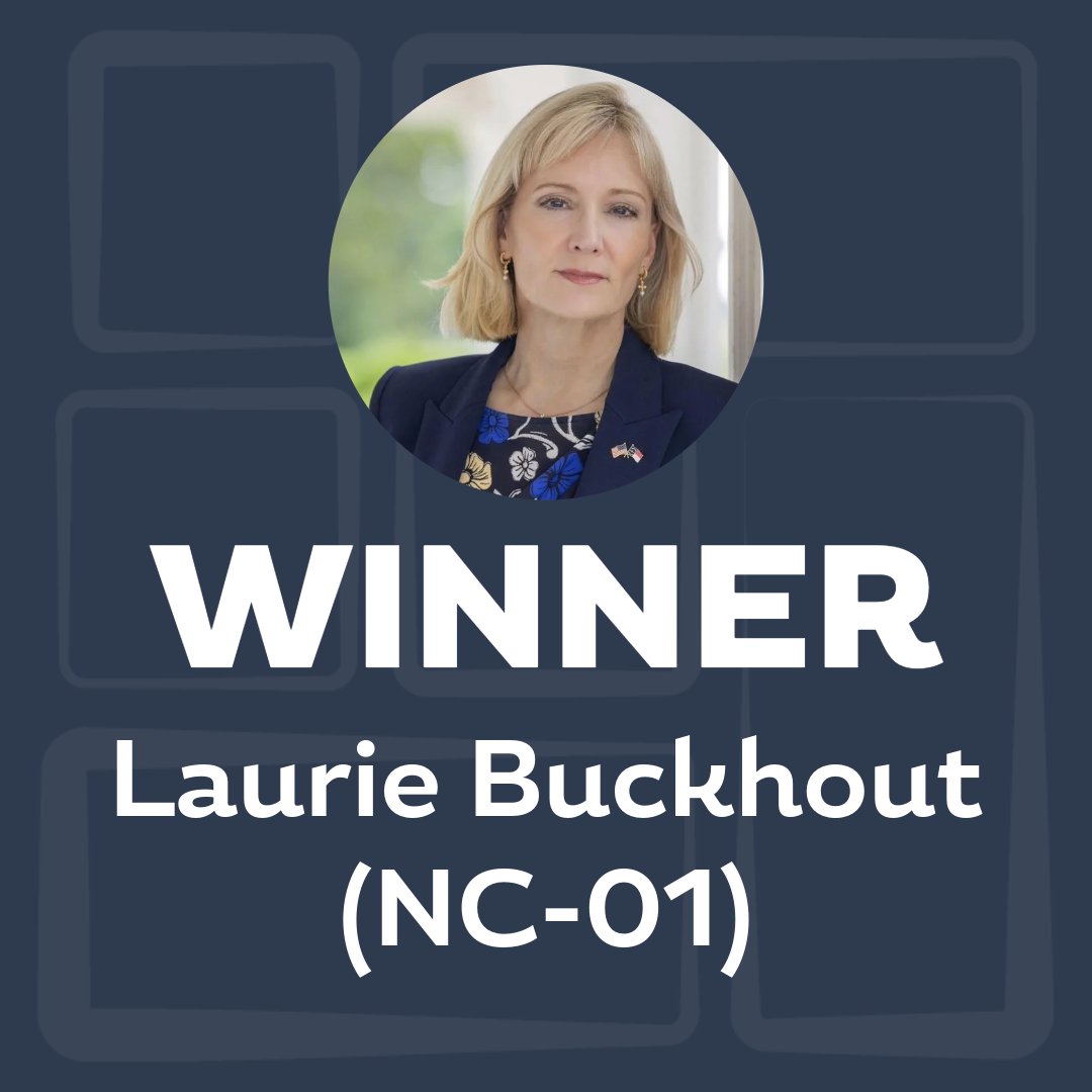 WinWithAlamo's tweet photo. Congrats to @LaurieBuckout on winning the Republican Nomination in NC-01! https://t.co/GrnlpzgZqo