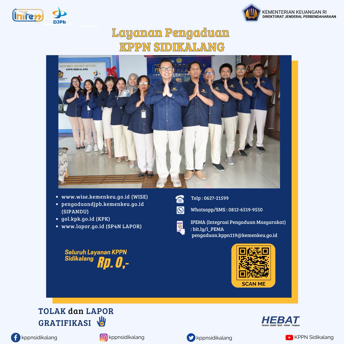 kppnsidikalang's tweet photo. Halo Sobat #Intress
Realisasi Belanja Lingkup KPPN Sidikalang s.d. 28-Feb-2026 adalah sebesar Rp648.607.234.098 atau senilai 23.20% dari pagu total Rp2.795.424.581.000. Data ini diambil dari OMSPAN yang meliputi wilayah kerja KPPN Sidikalang.
#IndonesianTreasury
#uangkita https://t.co/7E79wAnsNL