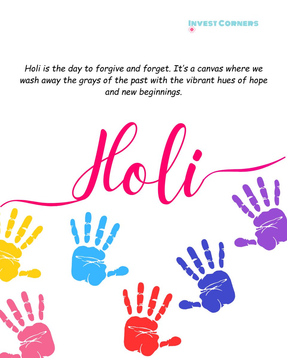 InvestCorners's tweet photo. Happy Holi
 #holi #investcorners https://t.co/pC5n0ZdG0U
