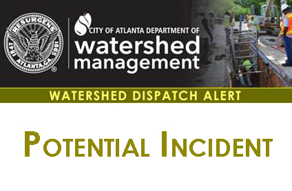 ATLWatershed's tweet photo. The Department of Watershed Management is investigating a potential water main break at 1677 North Ave NW, which could result in a temporary disruption of water service for residents and businesses.  #DWMatWork #ATLWatershed @ATLFireRescue https://t.co/UTRDSvW6iU