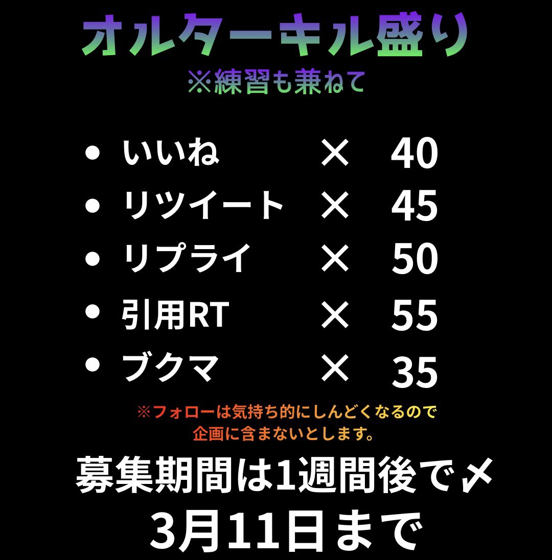 rqlm0s's tweet photo. 御協力お願い致します。
勿論f外からも大歓迎です！
初心に帰って頑張ります(ง •̀_•́)ง https://t.co/nhKkI39RCQ