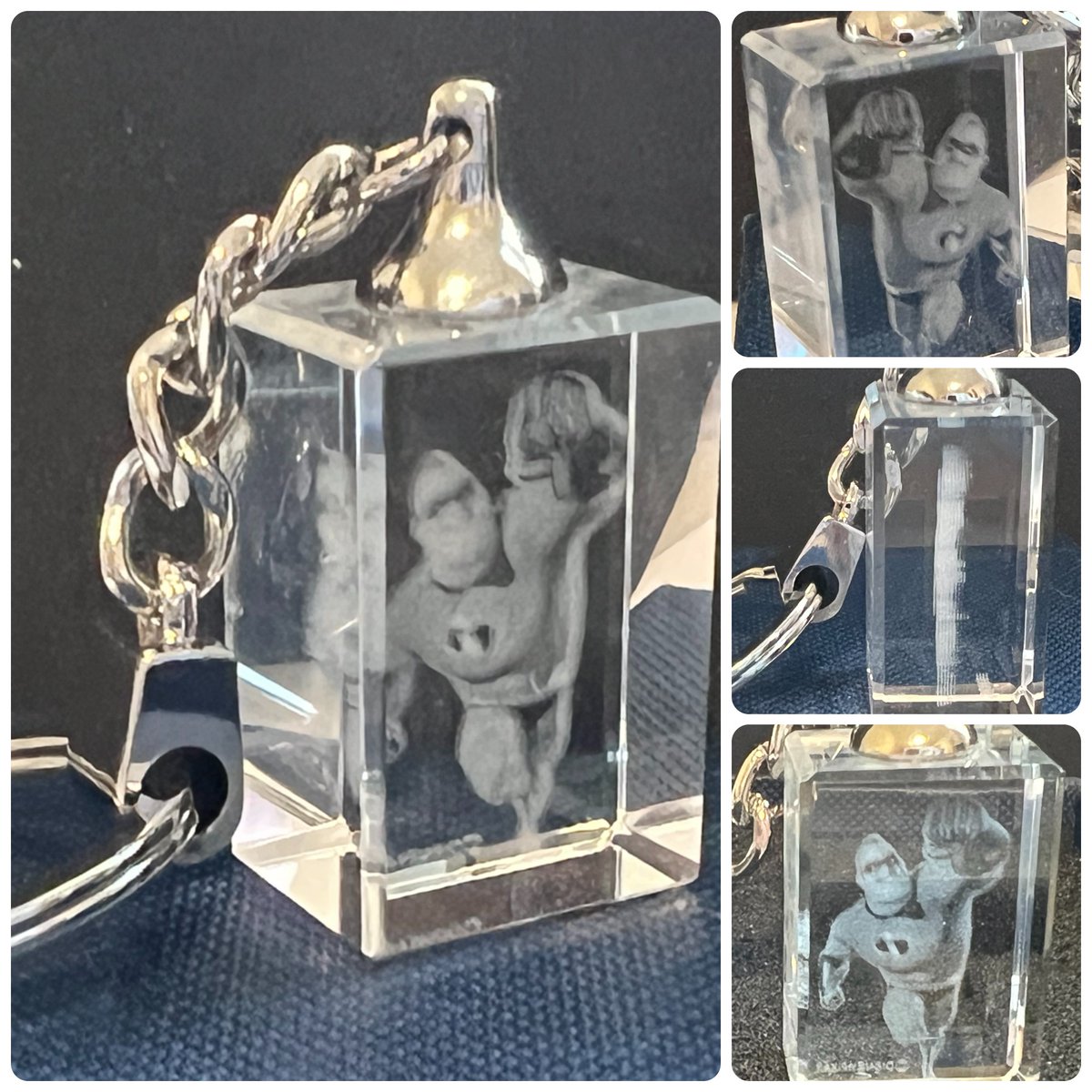 TeriE's tweet photo. VINTAGE Disney #ArribasBrothers PIXAR #MrINCREDIBLE 3D #LaserEtched Cube Keychain https://t.co/9riTnKRi7I
#disneyart #disneysouvenir #disneyparks #pixar #disneypixar #disneycollectibles #disneykeychains #keychainaddict #disneygifts #disneyana #disneyparks #disneyparkssouvenir https://t.co/LrqmaMZx6V