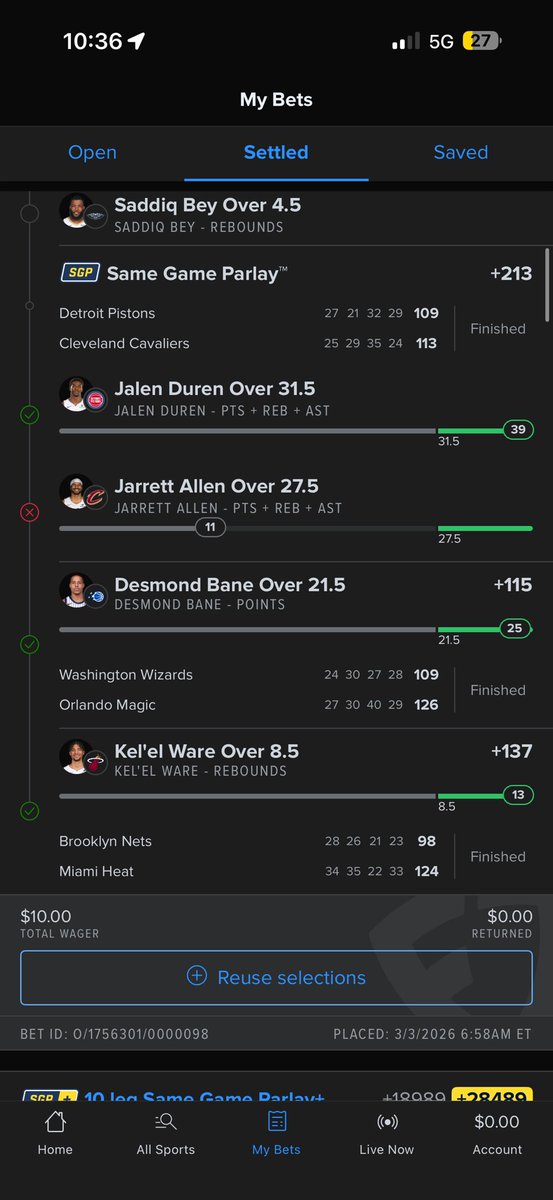 babyswitchyy's tweet photo. @FDSportsbook @FanDuel no void for jarret allen who was injured in the first half https://t.co/sNbQHt6aRq