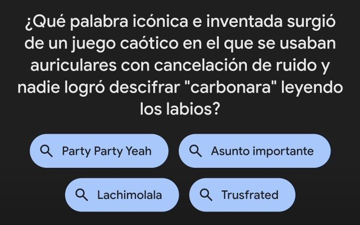 Solo para conocedores