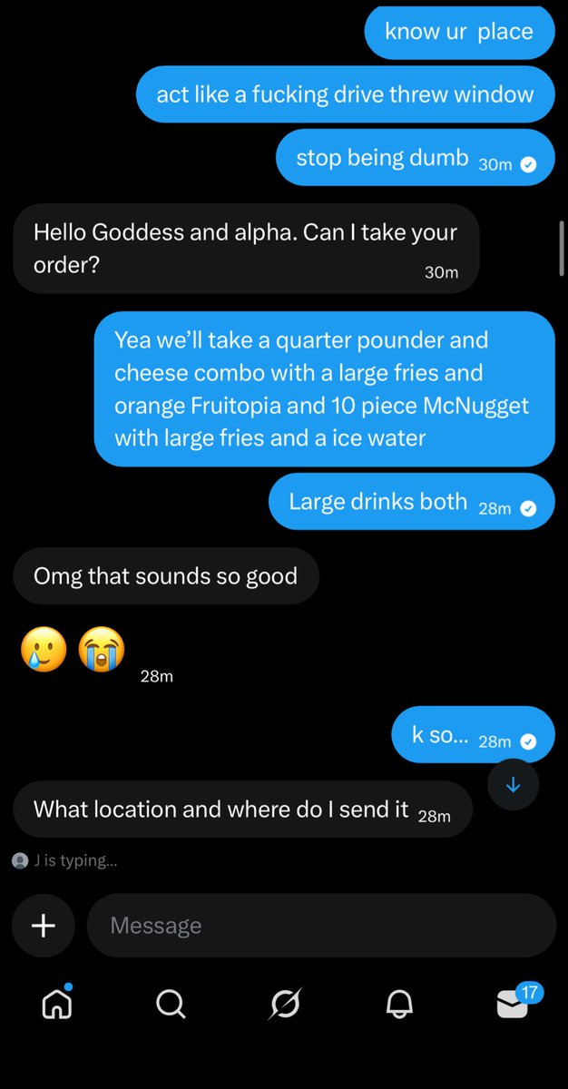 PrincessLessia's tweet photo. just had a loser order me Uber Eats!!!

love itttttt https://t.co/rI8xS1GQub