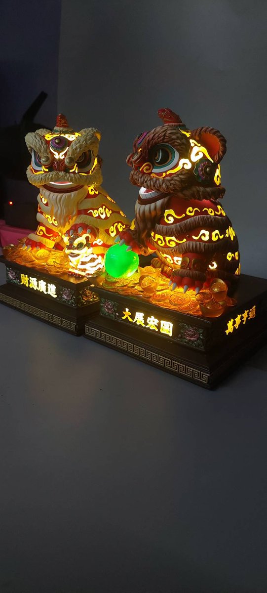 pro_fig's tweet photo. Husband and wife Lion for wealthy and Prosperity with lighting. For pre-order now. Interested contact me. #statue #lionwealth https://t.co/rXRNHRzcdn