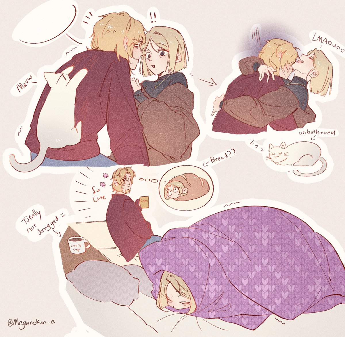 Some Ray &amp; Lou domestic fluff❤️❤️
Reference: Aniforceus, hamkong_0311

#binarystarhero #yumetwt