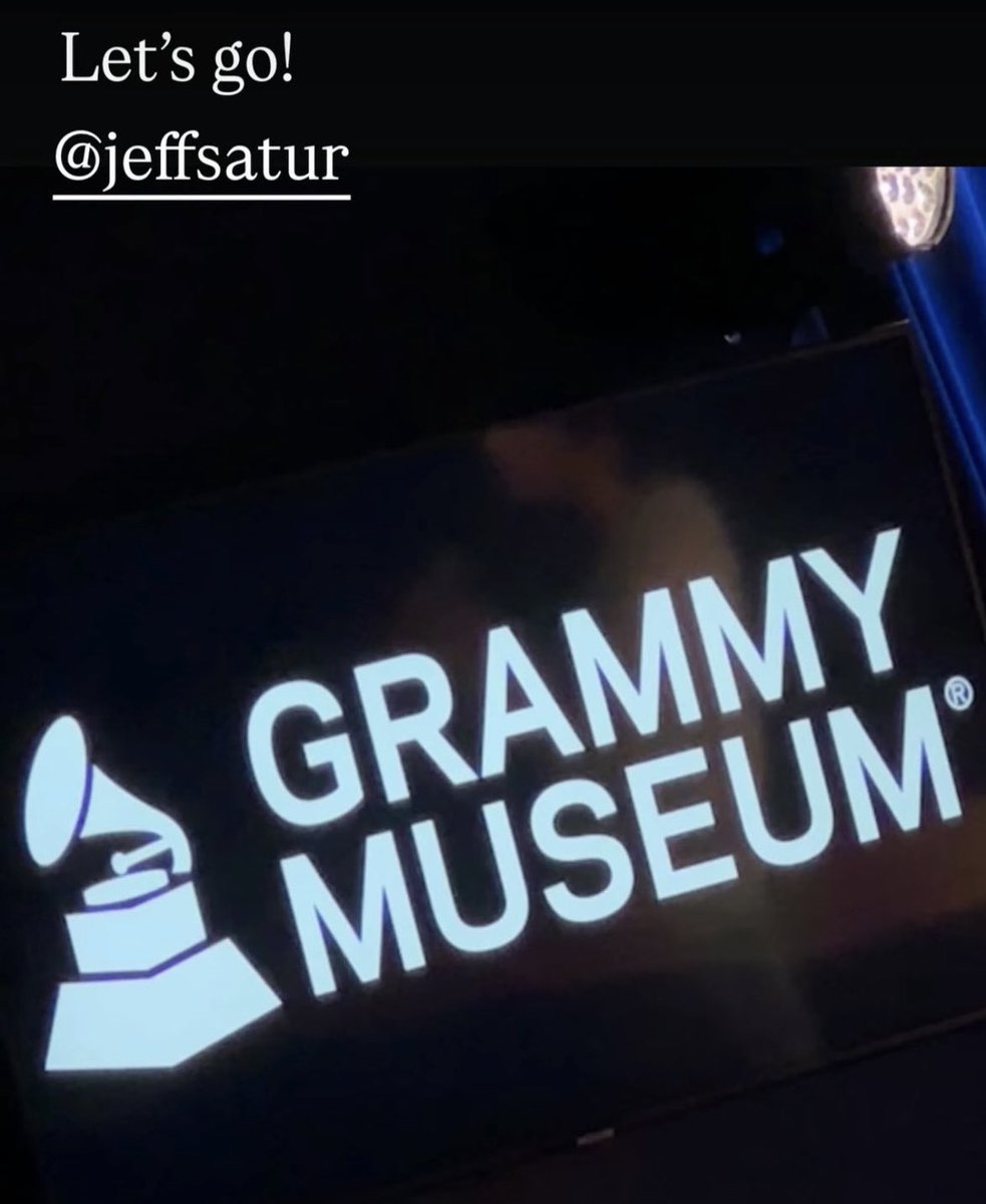 so proud of you jeffy 💛 have a great night and enjoy it a lot ✨💛

#GlobalSpinLive
#GrammyMuseum
#JeffSatur