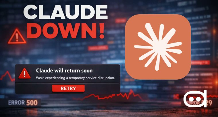 TimesOfAI_'s tweet photo. Claude AI Is Down Today For Many Anthropic Confirms Massive Outage. Users across regions report accessibility issues while Anthropic investigates platform downtime.
#TOAINews2026 #Timesofai #ClaudeAI #AIOutage #AIInfrastructure #TechReliability https://t.co/xlai1IC4gb