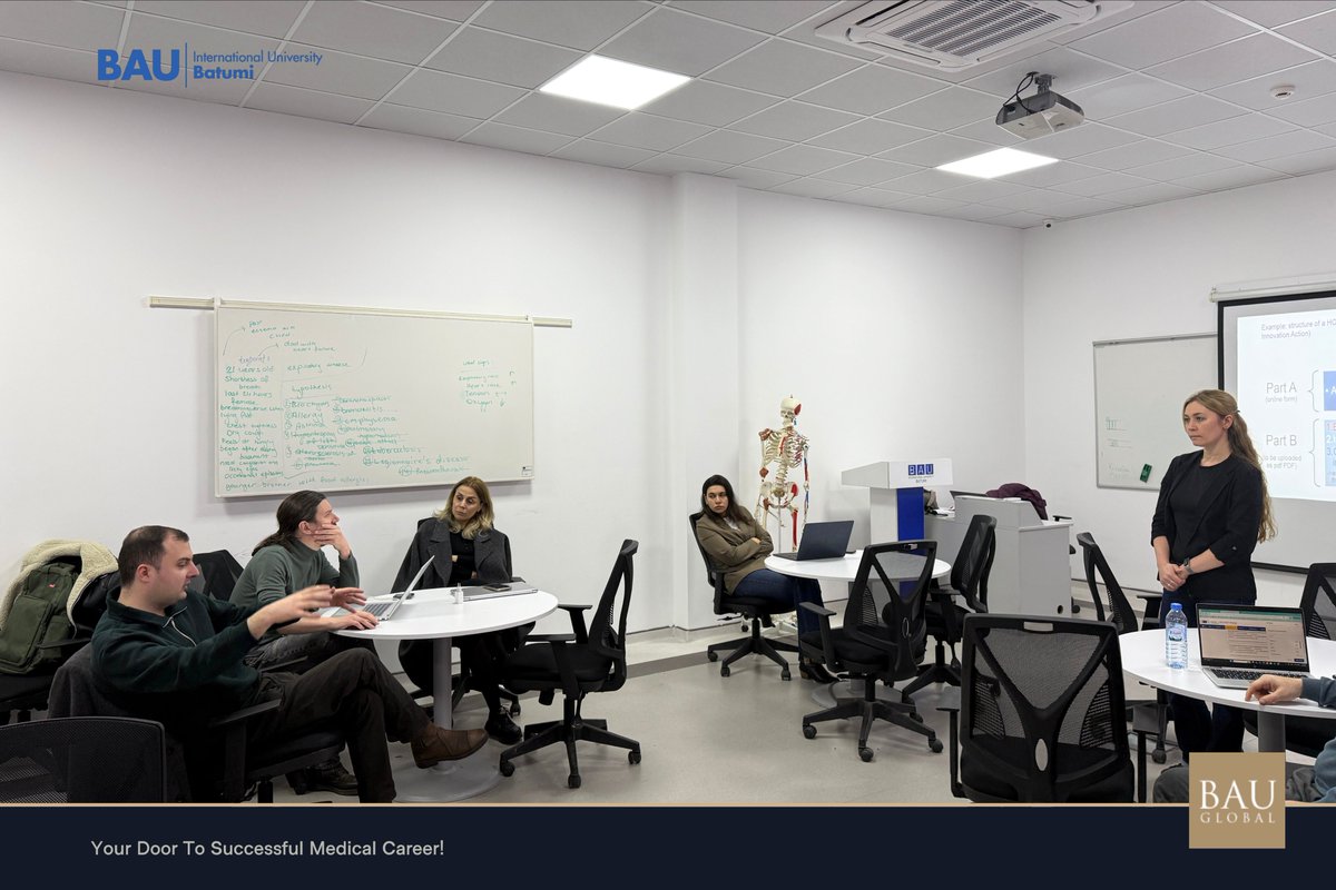 🔵 A training titled “Horizon Europe Funding Opportunities and Preparing Competitive Grant Applications” was successfully held at BAU International University Batumi.