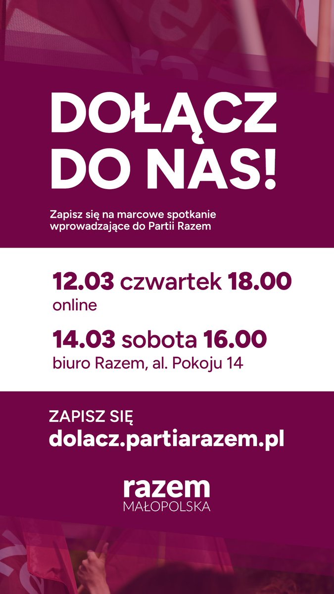 Razem Małopolska tweet media