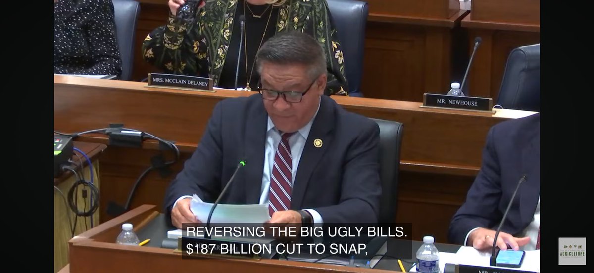cheyne_andrew's tweet photo. .@RepCarbajal thank you for calling out the inhumane #BigUglyBill cuts to #SNAP food assistance that this #FarmBill does nothing to reverse. Including the cost shift to local governments
#SNAPmatters to support our #food economy and prevent #hunger
#CA #MOCs vote no! https://t.co/FP9ydrWeJX