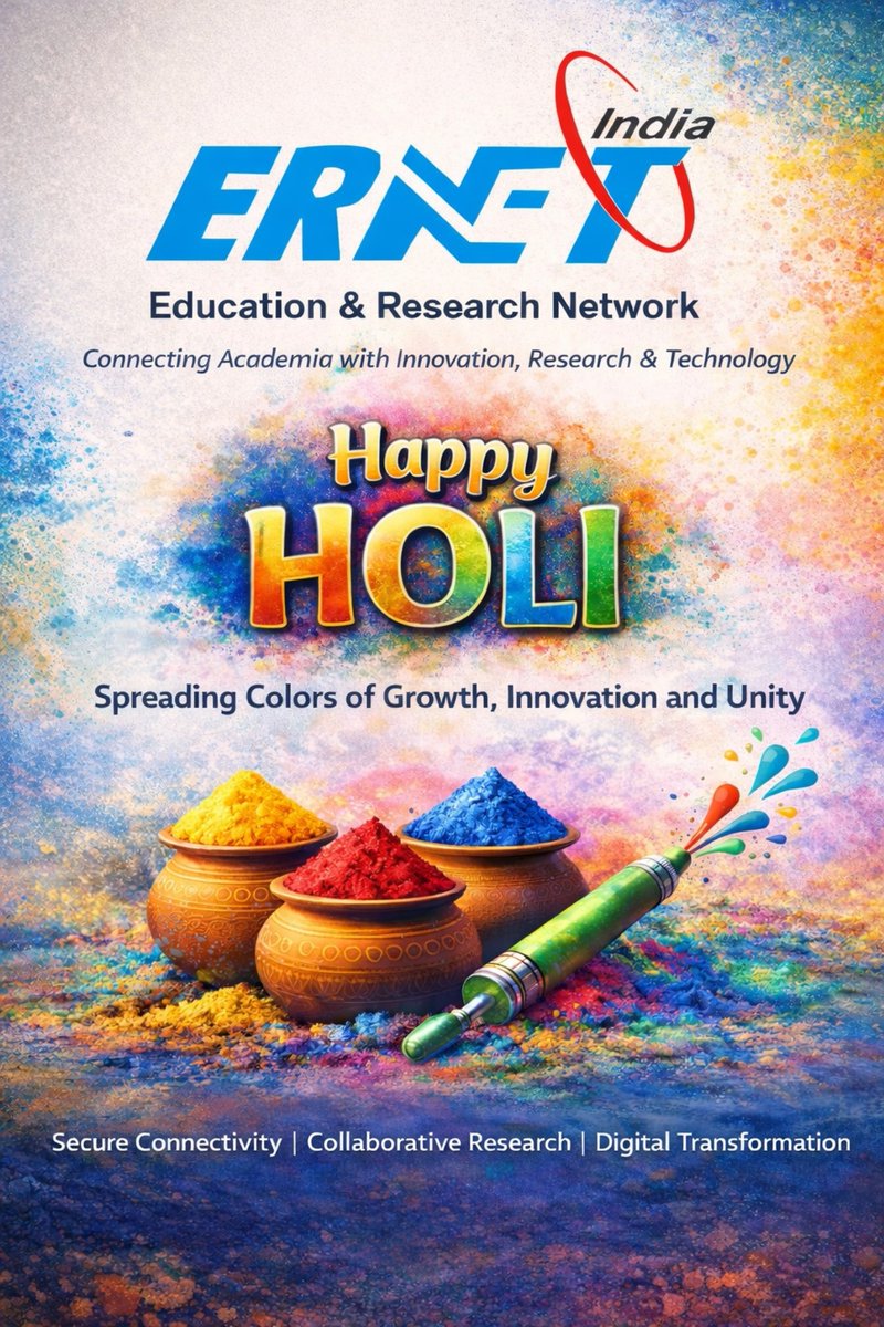 ERNET India tweet media