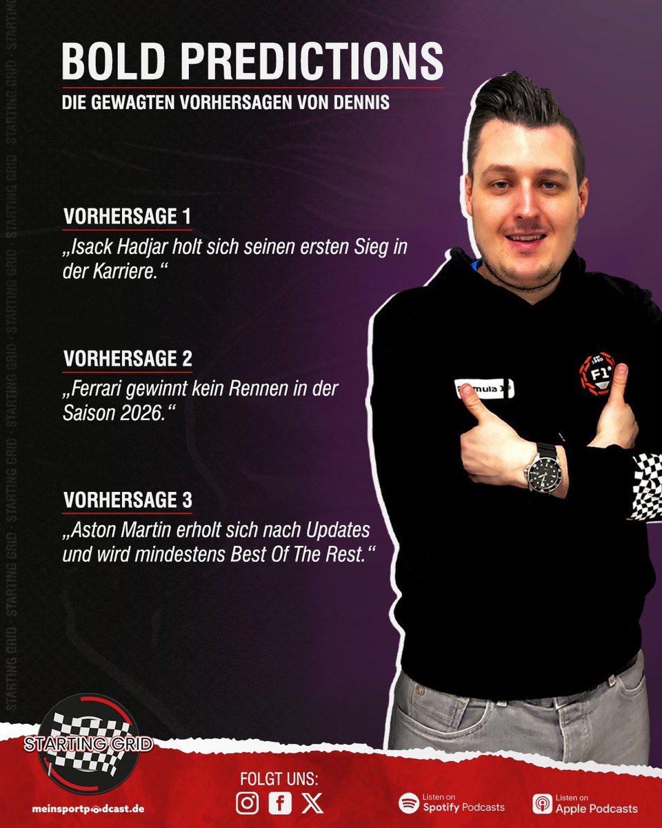 Starting Grid - Podcast tweet media