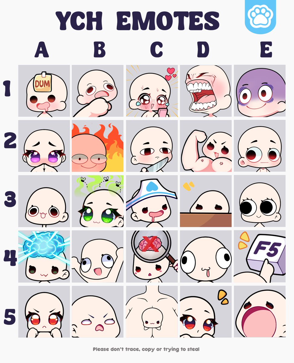 anxiielyss's tweet image. YCH EMOTES ✨💙

✧ 17 USD each 
✧ Customizable

Comms:  vgen.co/anxiielyss

[RTs are very appreciated ♡]

#TwitchEmoteArtist #emotes #art #commsopen #VGenComms #Vtuber