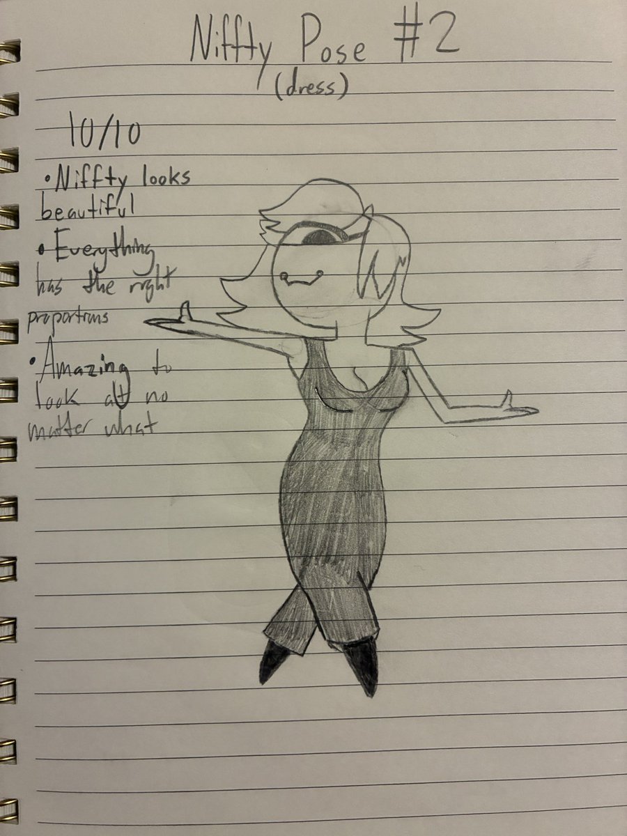 I don’t intend on posting my sketchbook drawings at all but I think this Niffty doodle was so good I just had to share it with y’all
#HazbinHotel #Niffty