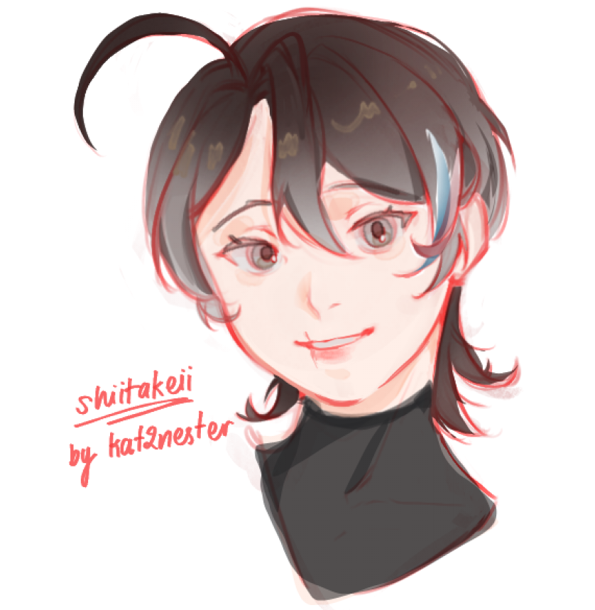 kat2_Nester's tweet photo. Sketch of @shiitakeii_ , just tryna post more lmao #digitalart https://t.co/vF2jJQqDKP