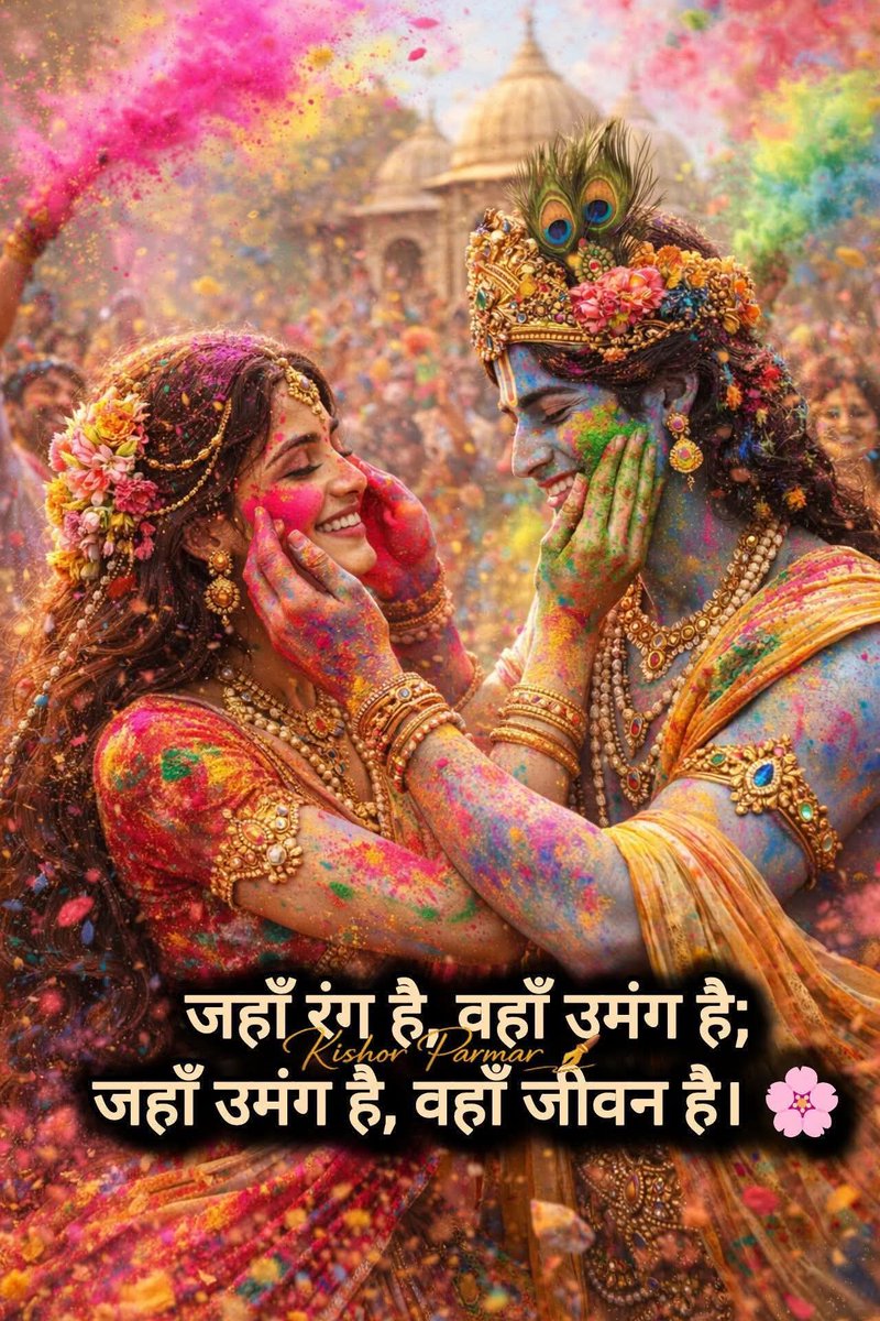 iamPradeep1176's tweet photo. समस्त देशवासियों को रंगों और उमंग के पावन पर्व होली की हार्दिक शुभकामनाएँ…

आप सभी के जीवन में सुख, समृद्धि और आनंद के रंगों की बोछार हो 
हैप्पी होली 
#होली
#Holi2026
#HolikaDahan
#HoliHai
#FestivalOfColors
#HoliVibes
#RangBarse
#ColorsOfIndia
#राम_रंग_होरी_हो https://t.co/ejjt0zCez7