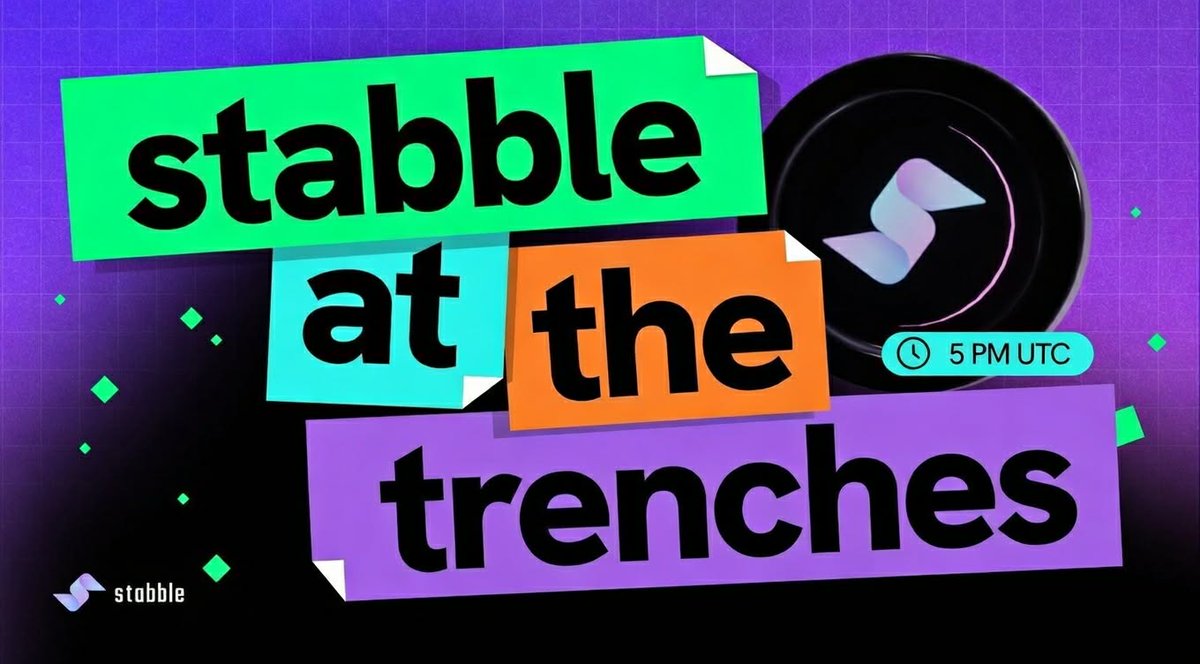 stabblooors! 🚢 

Today we’re back with a fresh episode of “stabble at the trenches” We will be diving deep into: shaping the future of #Solana’s most capital efficient DEX.    

⏰:  5 PM UTC - March 4th   
Link: x.com/i/spaces/1RJjp…

Reply below with the topics you want to