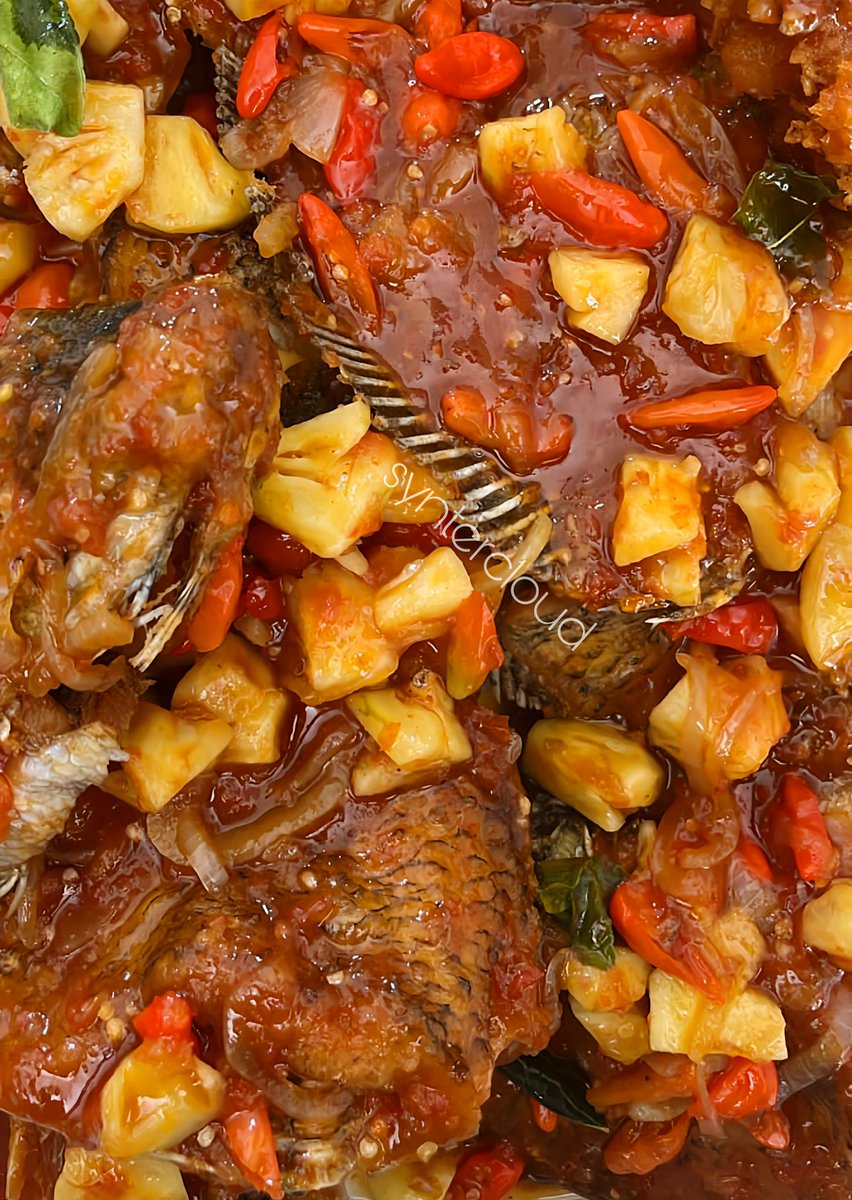 Pov jadi istrimu:
Krna mau izin pergi, jam segini udah selesai kerja bikin kue + masak gurame pedas nanas😌🔥