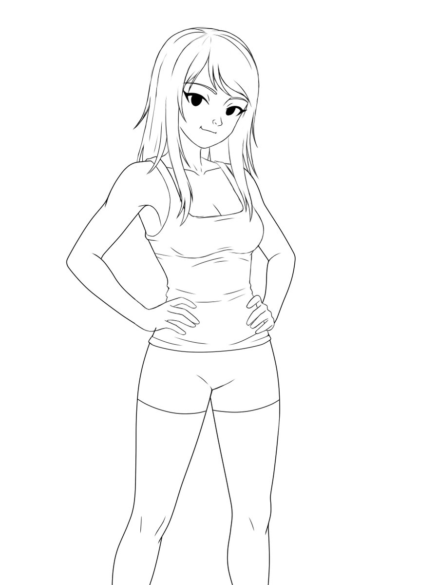 Loademq's tweet photo. Boceto para Helena 
7u7
.
#美術館日記 #描画 #ilustration #dibujo #AnimeArt #kawaii #comic #cute #boceto #lineart #shylittlegirl #originalart #originalproject https://t.co/NPYRsfKaPc