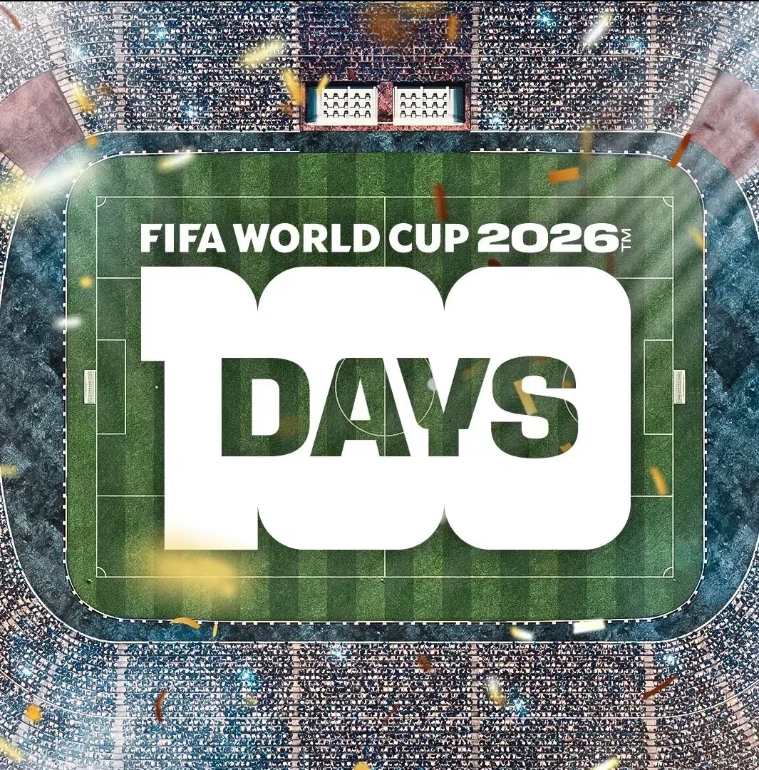 El dato a 100 días de que comience el #Mundial2026 :
 
Se estima que el torneo concentrará más de 6 mil millones de visualizaciones acumuladas en todo el planeta (3/4 partes de la población); mientras que la final podría ser vista por alrededor de 1.6 mil millones de personas.