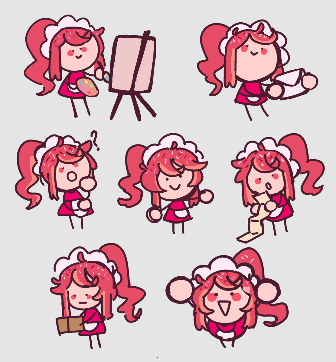 「Some silly doodles I did for an upcoming」|StarGlow🌻@ LAYTON IS BACK☕のイラスト