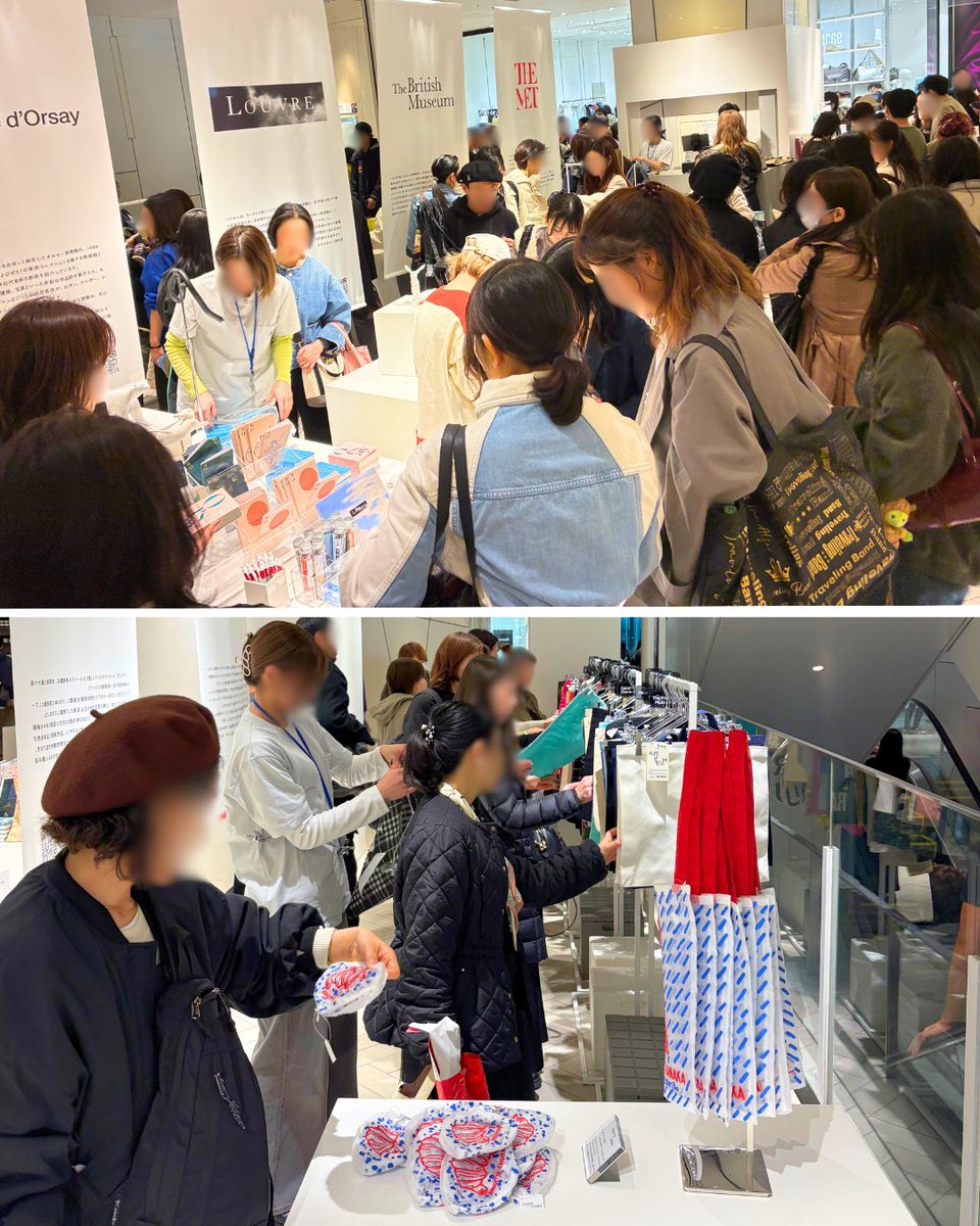 NTVService's tweet photo. 世界中のアートグッズが買えるAMUSÉUM（アミュージアム）初となるポップアップが渋谷スクランブルスクエアでオープン。
ルーヴル美術館、オルセー美術館、大英博物館など海外の美術館などから選りすぐったグッズが終結。
#AMUSEUM
#アミュージアム https://t.co/F8elbwOFlO