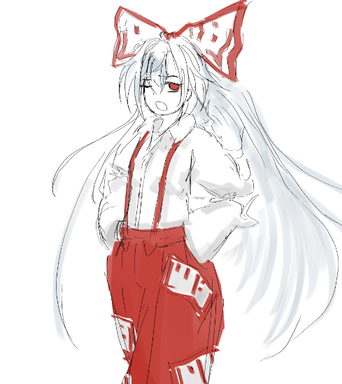 ZucchiniZucch's tweet photo. Mokou ❤️‍🔥 https://t.co/92OKFJ7geD